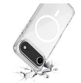 iPhone 17 Air için Uyumlu MagSafe özellikli Şeffaf Kılıf - 5