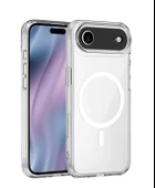 iPhone 17 Air için Uyumlu MagSafe özellikli Şeffaf Kılıf thumbnail 3