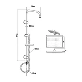 Creavit SH630 Tepe Duş Sistemi ve Liva Banyo Bataryası LV2500 - 5
