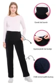Myra8511 Beli Ayarlanabilir Kışlık Kadife Hamile Pantolonu Lacivert thumbnail 1