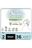Sleepy Bio Natural Premium Plus Hijyenik Ped Mega Paket Uzun 36 Adet thumbnail 1