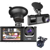 Ventus Mpia CC33 128GB 1080P Full Hd Araç Içi Kamera Ön Arka ve Iç Kayıt 3 Kamera Gece Görüşlü G Sensör Geniş Açı - 7
