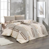 Kristal Tek Kişilik Ranforce Nevresim Takımı Elips thumbnail 1