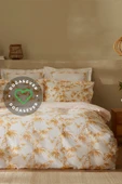 Doğasever Grove Bambu Çift Kişilik %100 Pamuk Nevresim Takımı Sarı thumbnail 8