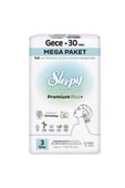 Sleepy Bio Natural Premium Plus Hijyenik Ped Mega Paket Gece 30 Adet thumbnail 2