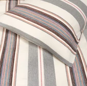 Karaca Home Lesli İndigo Çift Kişilik İpliği Boyalı Nevresim Takımı thumbnail 2