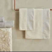 Karaca Home Edna 4 Parça Banyo/Baş Havlusu Hamam Seti Blush Gri thumbnail 3