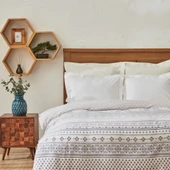 Karaca Home  Menes Çift Kişilik Pike Mint thumbnail 6