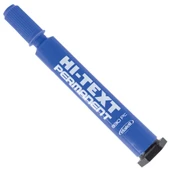 Hi-Text Markör Permanent Kesik Uçlu Mavi 830Pcc - 3