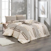 Kristal Çift Kişilik Ranforce Nevresim Takımı Elips - 1