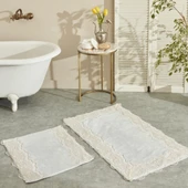 Karaca Home Mathilda Fransız Dantelli Paspas Set 60x100 cm 50x60 cm Gold thumbnail 1