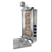 Mars UST-04G 4lü Üstten Motorlu Döner Ocağı Gazlı CE - 1