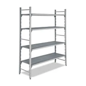 Empero EMP.40220-18-D Polipropilen Raflar - Delikli Tablalı En 220x40x180 cm - 1