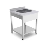 Empero EMP.E.77085-1ET Tek Evyeli Tezgah 70x70x85 cm - 1