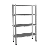 Empero EMP.D.2.53137-18-4 4 Katlı Düz Raflar 53x137x180 cmINOX 201 - 1