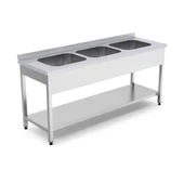 Empero EMP.E.61885-3ET 3 Evyeli Alt Raflı Tezgah 180x60x85 cm - 1