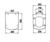 Creavit Lara Yavaş Kapanan Klozet Kapağı KC1603.01 - 2