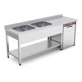 Empero EMP.E.72085-2EMT-L 2Evyeli Alt Raflı Tezgah Sol 200*70*85(makina Girişli) - 1