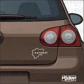 Kayseri İl Harita Sticker – Şehir Aşkını Yansıt! thumbnail 2