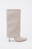 Muggo MİLENA Sivri Burun İnce Topuklu Kadın Çizme - 8