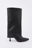 Muggo MİLENA Sivri Burun İnce Topuklu Kadın Çizme - 2