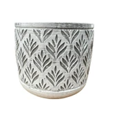 Bitki Tasarımı Ev dekorasyon Gri Lotus Beton Saksı Çiçeklik Saksılık thumbnail 4