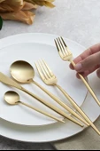 Karaca Orion Shiny Gold 30 Parça 6 Kişilik Çatal Kaşık Bıçak Seti thumbnail 1