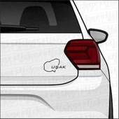 Uşak İl Harita Sticker – Şehir Aşkını Yansıt! - 1