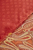 Marıs Terracotta %100 Pamuk Çift Kişilik Saten Nevresim Takımı - 5