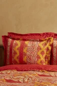 Marıs Terracotta %100 Pamuk Çift Kişilik Saten Nevresim Takımı - 11