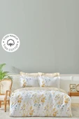 Karaca Home Loris Sarı Çift Kişilik %100 Pamuk Saten Nevresim Takımı - 1