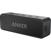 ANKER Soundcore 2 Bluetooth Hoparlör - 12W Stereo Ses - IPX5 Suya Dayanıklılık - 24 Saate Varan Şarj - Siyah - A3105 (Anker Türkiye Garantili) - 1