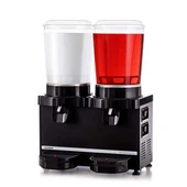 Samixir MM20.AB Soğuk İçecek Dispenseri, 10+10 L, Analog, Panoramik, Karıştırıcılı, Siyah - 1