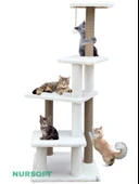 Nursoft Premium Tırmalama Tahtası Çok Katlı Uzun Büyük Boy Kedi Koltuk Tırmalama Koruyucu thumbnail 1