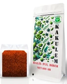 KAKULEM SERTİFİKALI Güneşte Kurutulmuş Orta Acı Pul Biber 100 GR thumbnail 1