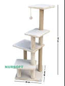 Nursoft Premium Tırmalama Tahtası Çok Katlı Uzun Büyük Boy Kedi Koltuk Tırmalama Koruyucu thumbnail 6