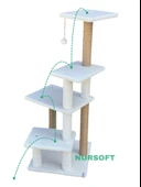 Nursoft Premium Tırmalama Tahtası Çok Katlı Uzun Büyük Boy Kedi Koltuk Tırmalama Koruyucu thumbnail 5