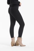 Tref Jns Siyah Yüksek Bel Skinny Jeans Toparlayıcı Kot Pantolon - 4
