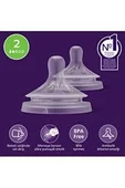 Philips Avent Natural Response Biberon Emziği 1 Numara Scy961/02 0+ Ay 2'li thumbnail 3
