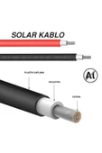 Solar Kablo 6 Mm2 Kırmızı-siyah 5+5 Toplam 10 Metre- 2 Set Mc4 Konnektörlü - Aynı Gün Kargoda thumbnail 2