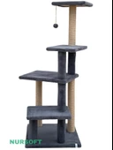 Nursoft Premium Tırmalama Tahtası Çok Katlı Uzun Büyük Boy Kedi Koltuk Tırmalama Koruyucu thumbnail 2