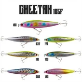 Fujin Cheetah 105F 19gr 10.5cm Maket Balık  182 Double Pink Chart thumbnail 1