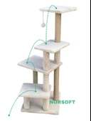 Nursoft Premium Tırmalama Tahtası Çok Katlı Uzun Büyük Boy Kedi Koltuk Tırmalama Koruyucu thumbnail 5