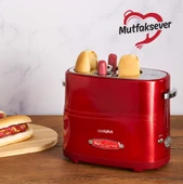 Cookplus Mutfaksever 2li Sosisli Sandviç (Hot Dog) Yapma Makinesi thumbnail 2