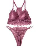 Kadın Sütyen Külot Takımı Mürdüm Bralette - 2