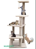 Nursoft Premium Tırmalama Tahtası Çok Katlı Uzun Büyük Boy Kedi Koltuk Tırmalama Koruyucu thumbnail 1