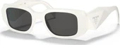 Prada SPR 17W 1425S0 White-Dark Grey Kadın Güneş Gözlüğü thumbnail 1