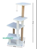 Nursoft Premium Tırmalama Tahtası Çok Katlı Uzun Büyük Boy Kedi Koltuk Tırmalama Koruyucu thumbnail 6
