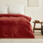 Karaca Home Savoy Çift Kişilik Embos Battaniye Kahve  - 1