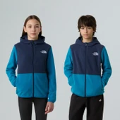 The North Face Teen Tam  Fermuarlı Genç Çocuk Glacier Polar NF0A8CVFDDI1 thumbnail 1